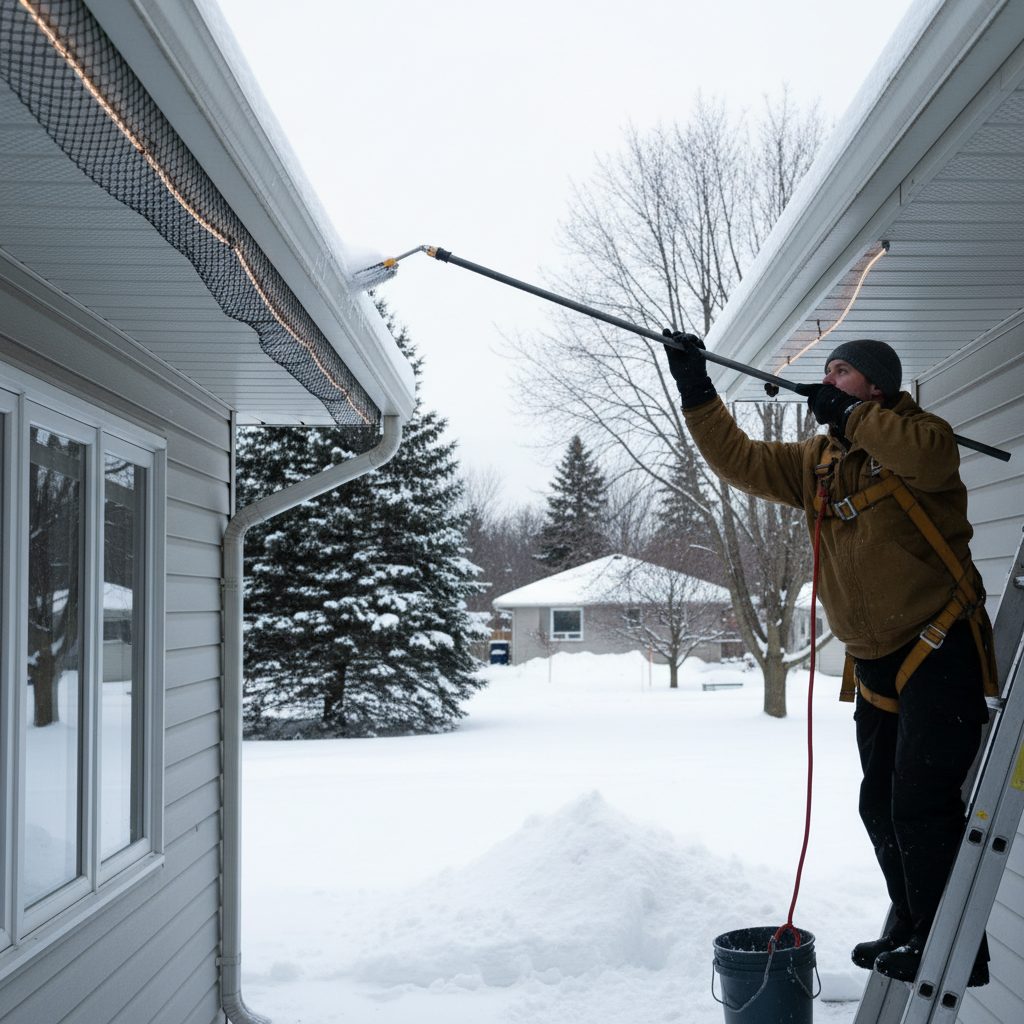 How to Prevent Ice Buildup in Your Kitchener Eavestroughs This Winter