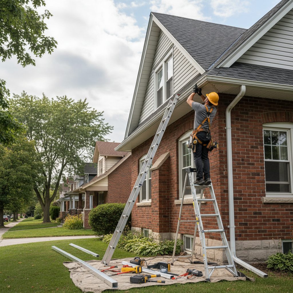 Eavestrough Installation in Kitchener