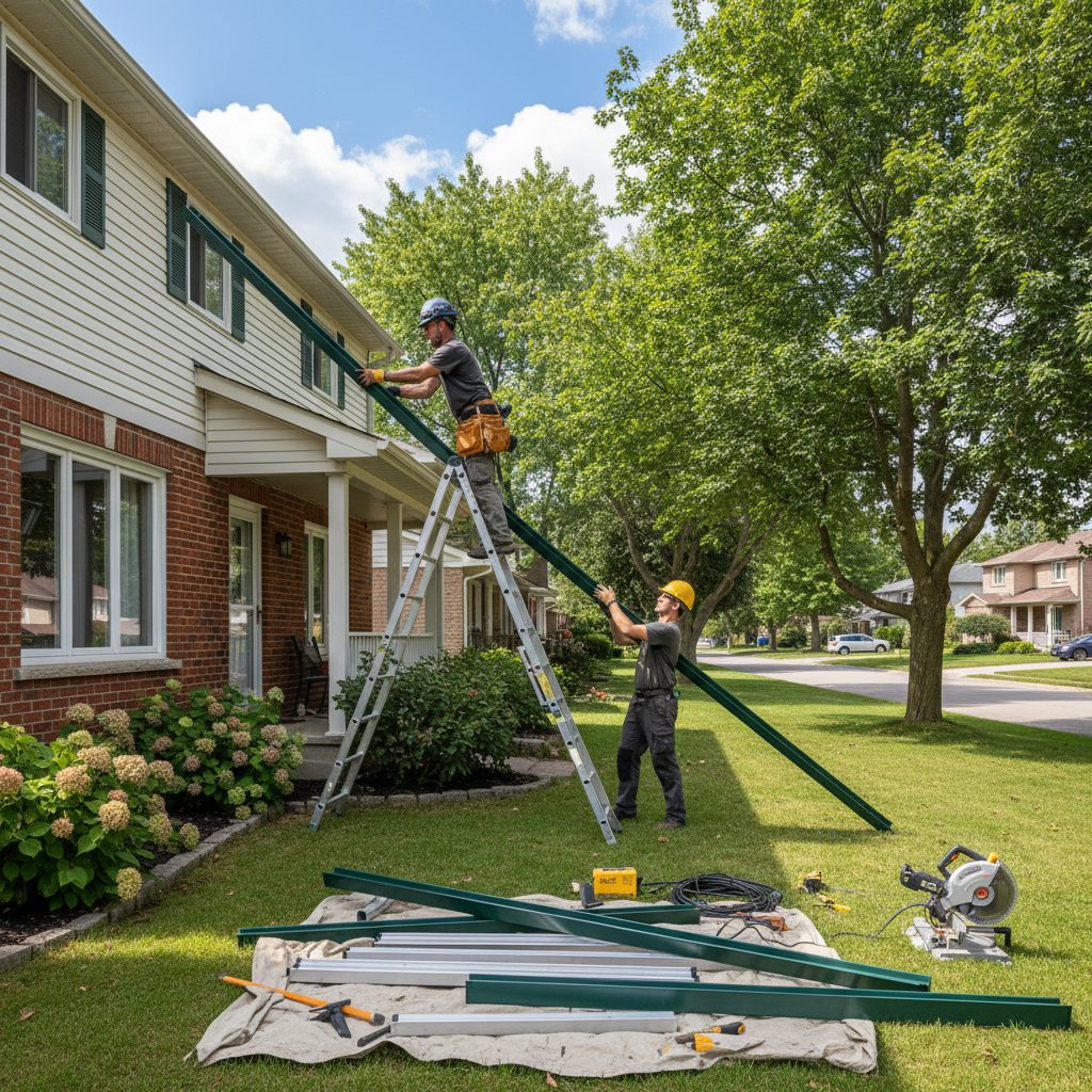 Eavestrough Replacement in Kitchener